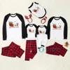 Black And White Plaid Dachshund Matching Christmas Pjs