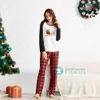 Black And White Plaid Dachshund Matching Christmas Pjs
