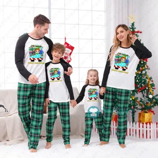 Merry Christmas Elf Matching Pajamas Sets