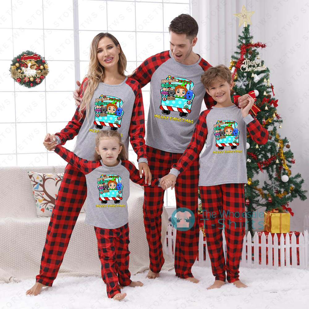 Funny Family Christmas Pajamas Christmas Elf - variant image 1