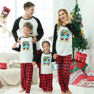 Matching Family Pajamas Merry Christmas Elf