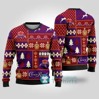 Crown Royal Ugly Christmas Sweater Cardinal Red