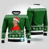 That's Not A Thing Never Kiss a Man in a Christmas Sweater Forest Green - variant image 1