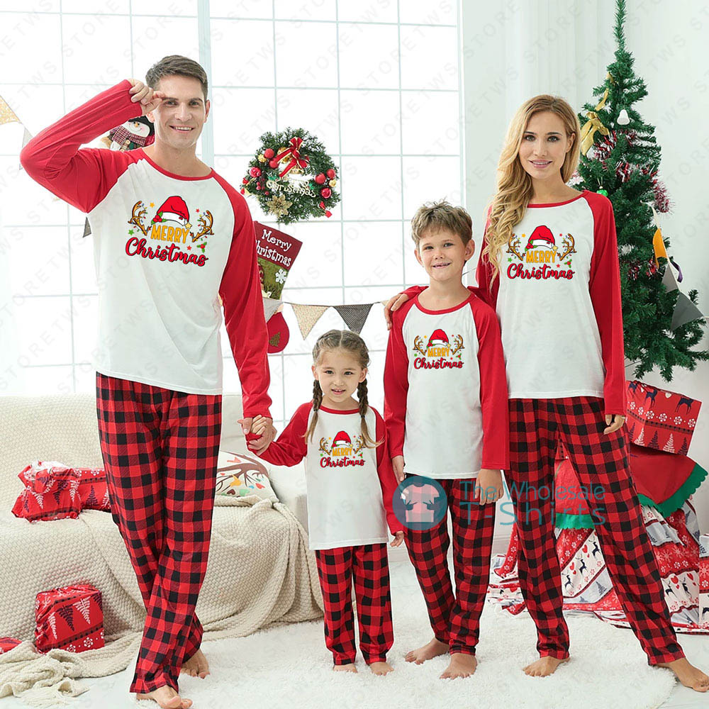 Cute Santa Hat Merry Xmas Christmas PJs Family - variant image 1