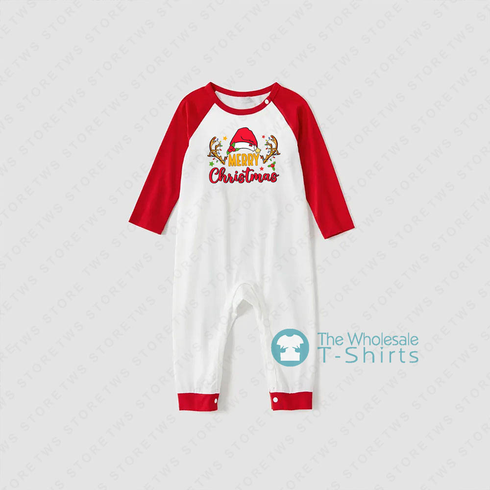 Cute Santa Hat Merry Xmas Christmas PJs Family