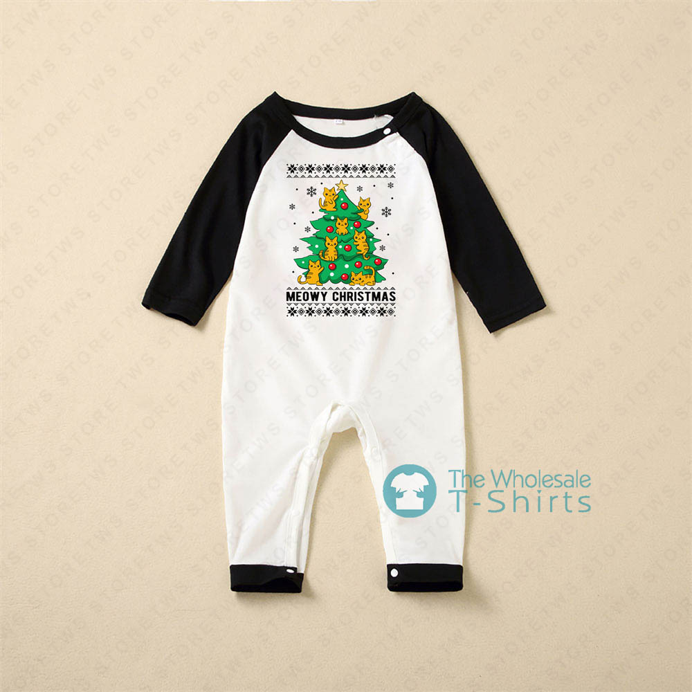 Meowy Christmas Family Holiday Pajamas