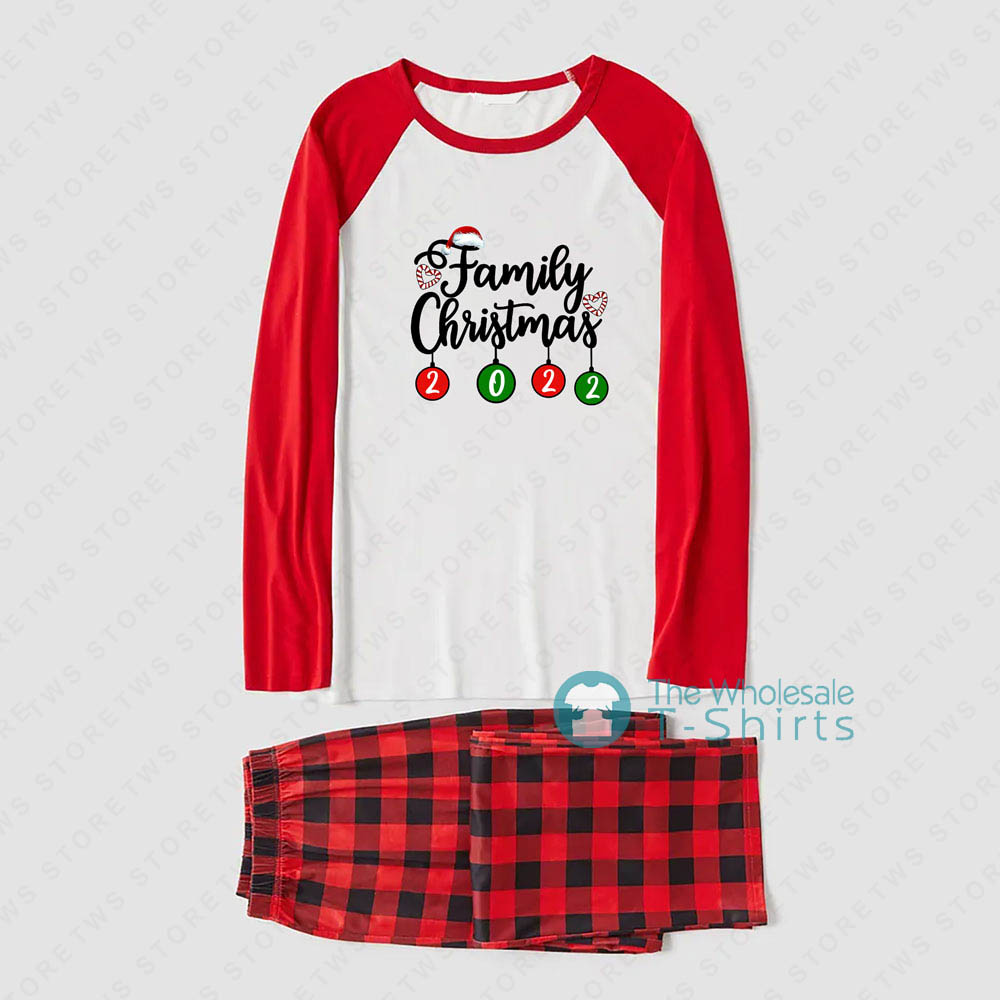 Custom Year Family Christmas Matching Pajamas Sets