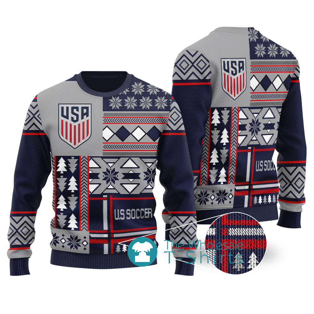 Funny Usmnt Ugly Sweater - variant image 1