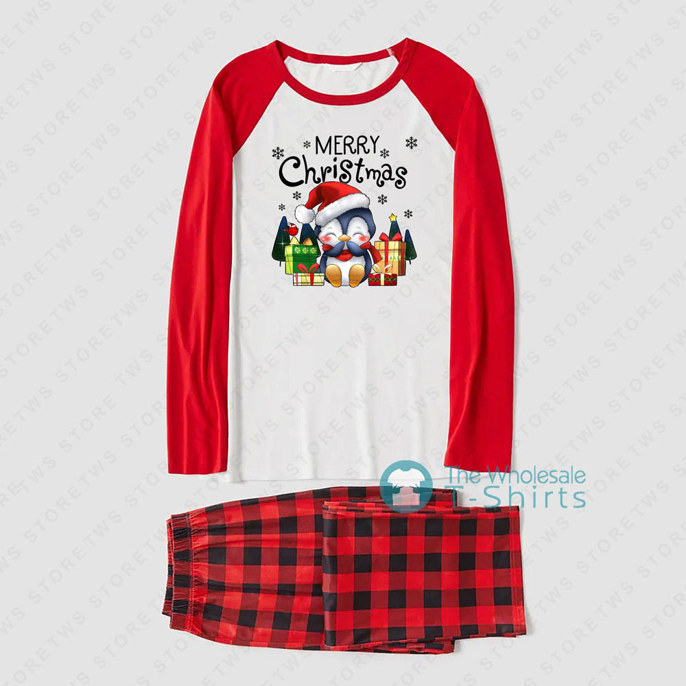 Cute Penguin Family Christmas Pajamas Sets
