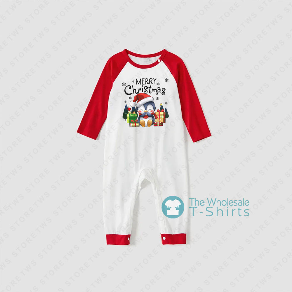 Cute Penguin Family Christmas Pajamas Sets