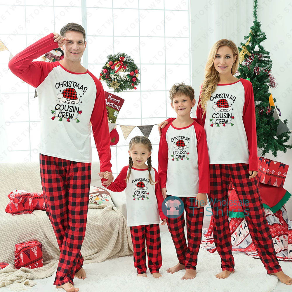 Christmas 2022 Cousin Crew Matching Family Christmas Pajamas - variant image 1