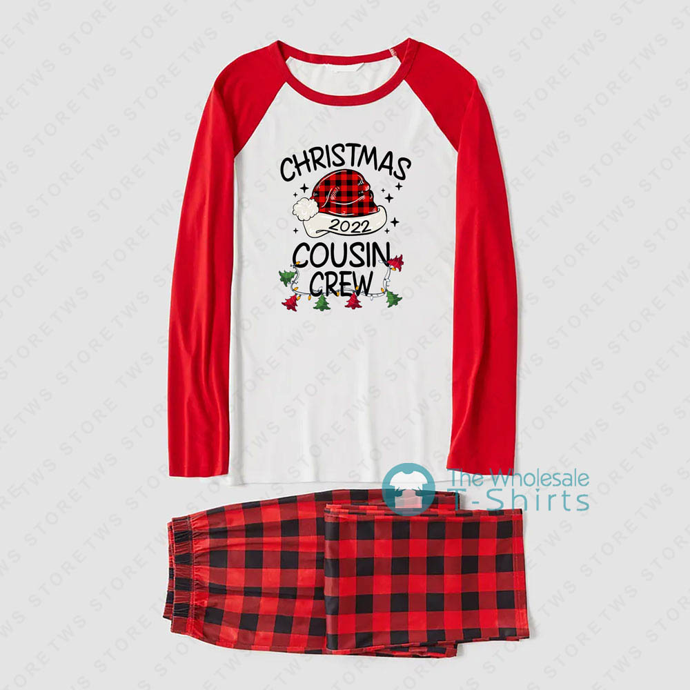 Christmas 2022 Cousin Crew Matching Family Christmas Pajamas