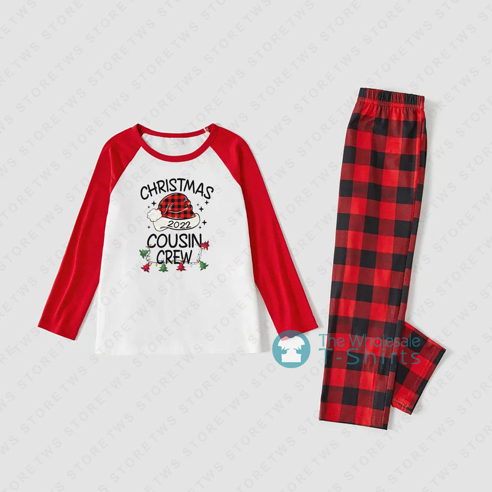 Christmas 2022 Cousin Crew Matching Family Christmas Pajamas