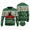 Funny Nope Ugly Christmas Sweater Forest Green - variant image 1