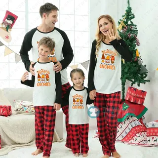 ThanksGiving With Gnomies Gnome Pajamas For Family