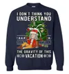 Men's Funny Science Isaac Newton Ugly Christmas Sweater