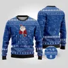 Merry Chemis-mas Chemistry Christmas Sweater Royal - variant image 1