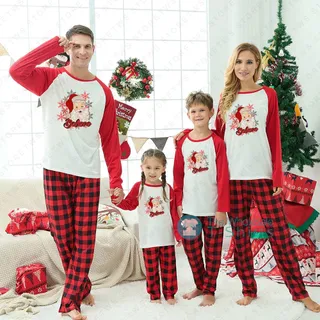 Believe in Santa Claus Mens And Womens Christmas Pajamas