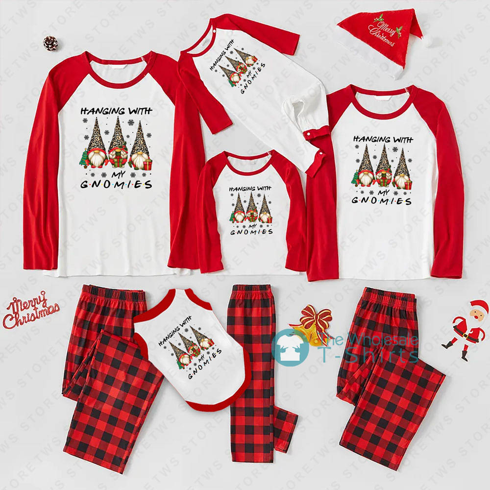 Hanging With My Gnomies Gnome Family Pj Sets Christmas