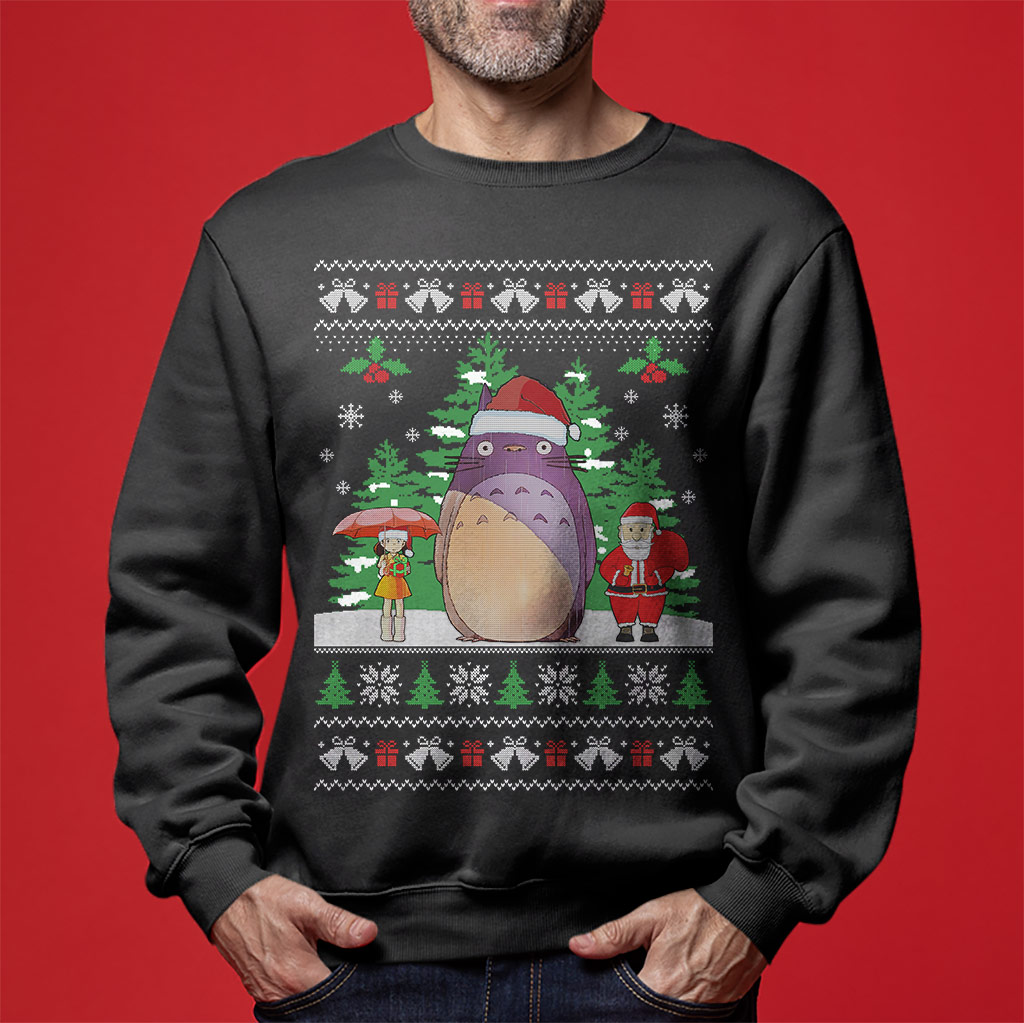 My Neighbor Totoro Men's Ugly Christmas Sweaters