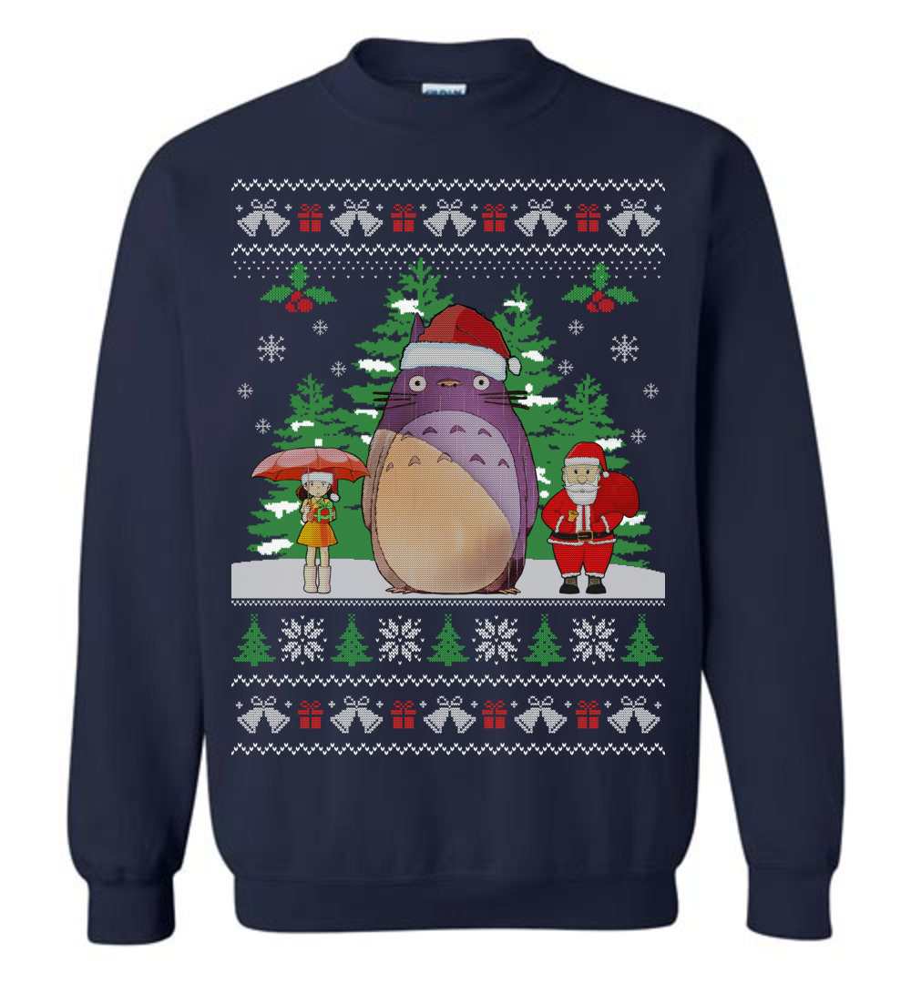 My Neighbor Totoro Men's Ugly Christmas Sweaters