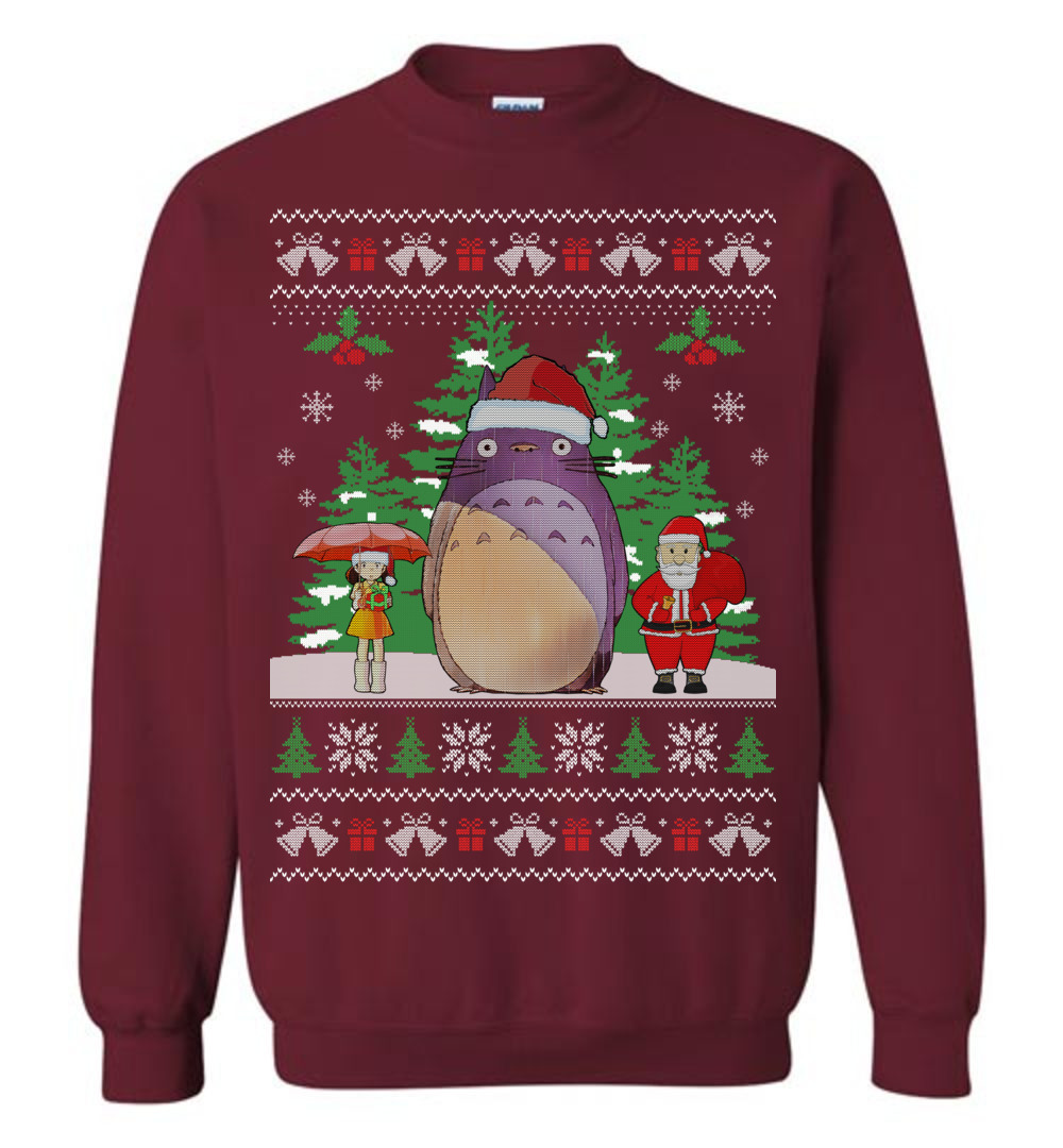 My Neighbor Totoro Men's Ugly Christmas Sweaters