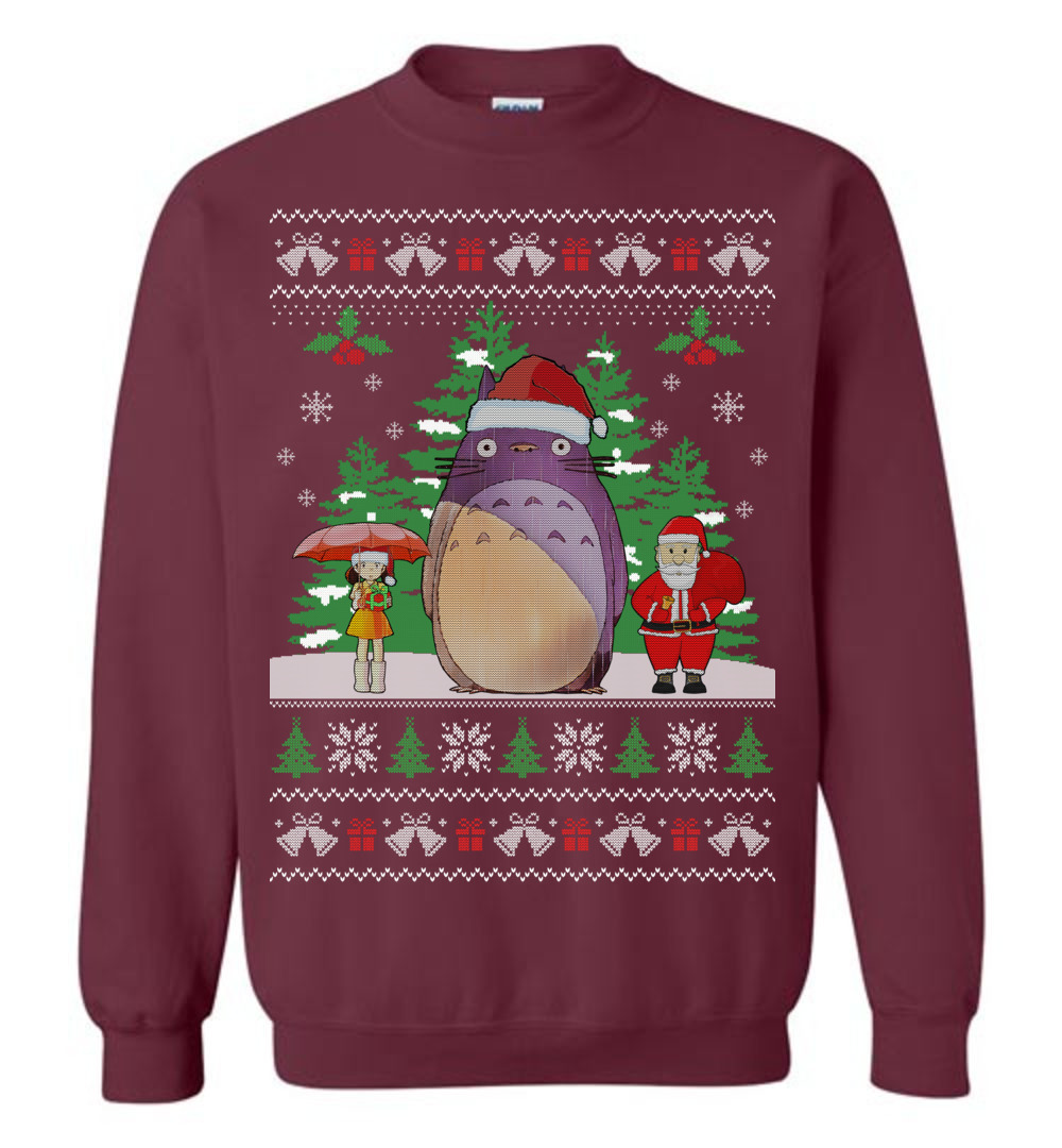 My Neighbor Totoro Men's Ugly Christmas Sweaters