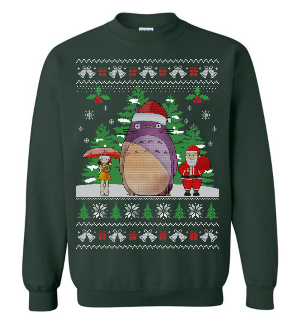 My Neighbor Totoro Men's Ugly Christmas Sweaters