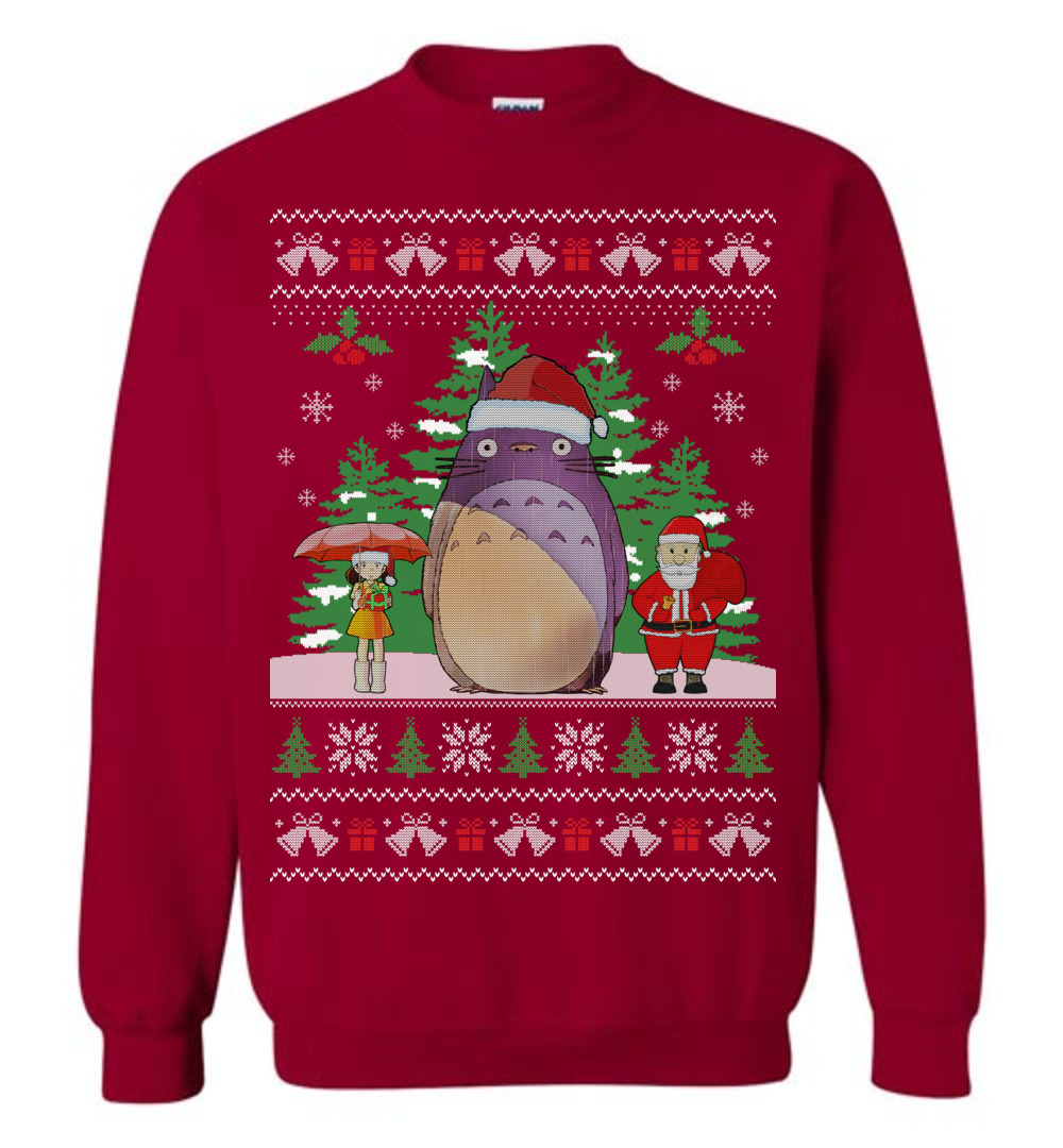 My Neighbor Totoro Men's Ugly Christmas Sweaters