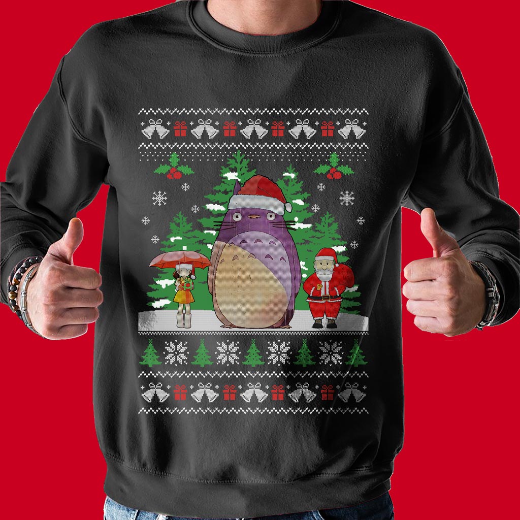 My Neighbor Totoro Men's Ugly Christmas Sweaters
