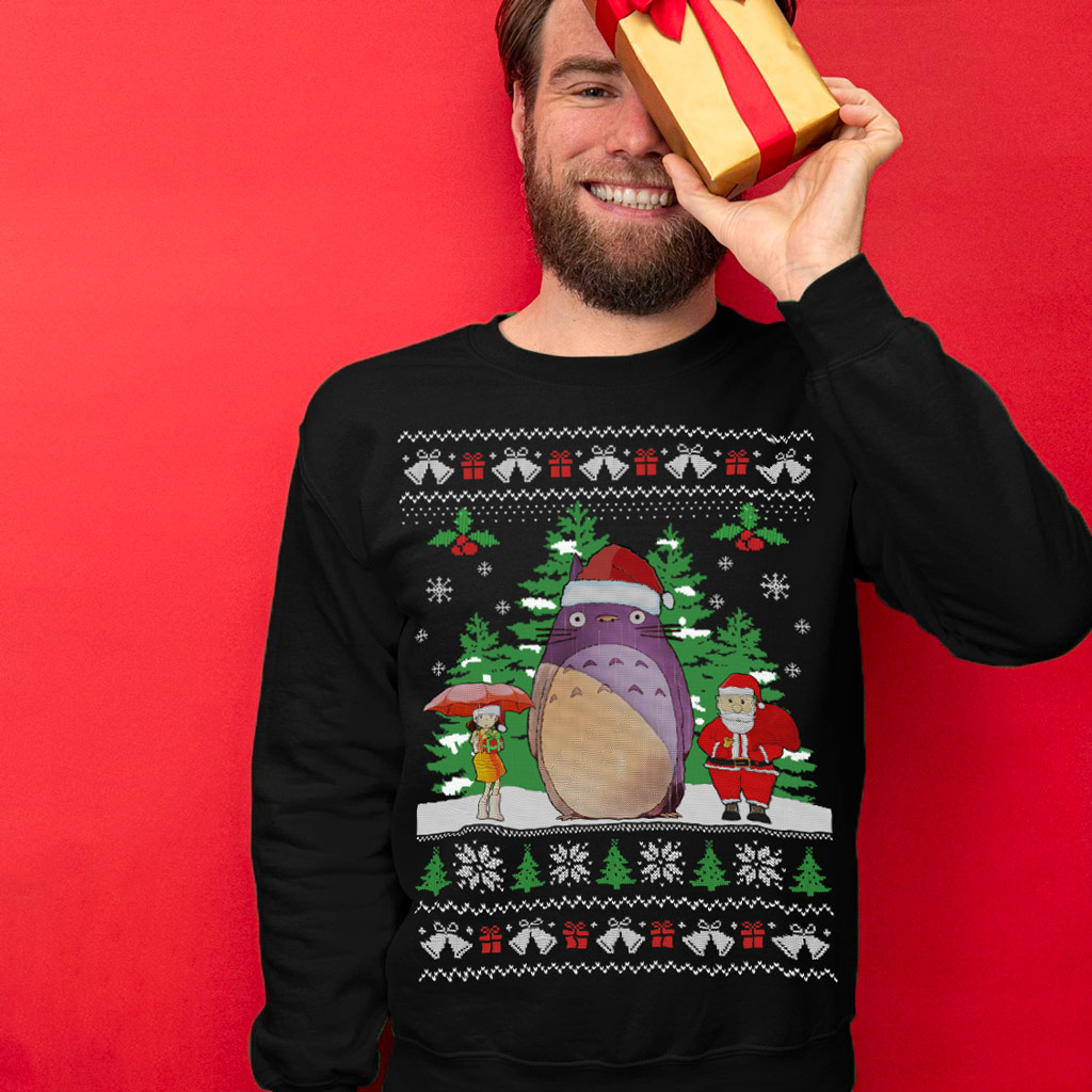 My Neighbor Totoro Men's Ugly Christmas Sweaters