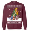 Men's Winnie The Pooh Ugly Christmas Sweater