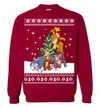 Men's Winnie The Pooh Ugly Christmas Sweater