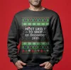 Most Likely To Shop On December 24th Men's Ugly Christmas Sweaters