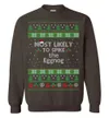 Most Likely To Spike The Eggnog Men's Ugly Christmas Sweaters