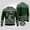 Bulldog Ugly Christmas Sweater Forest Green - variant image 1