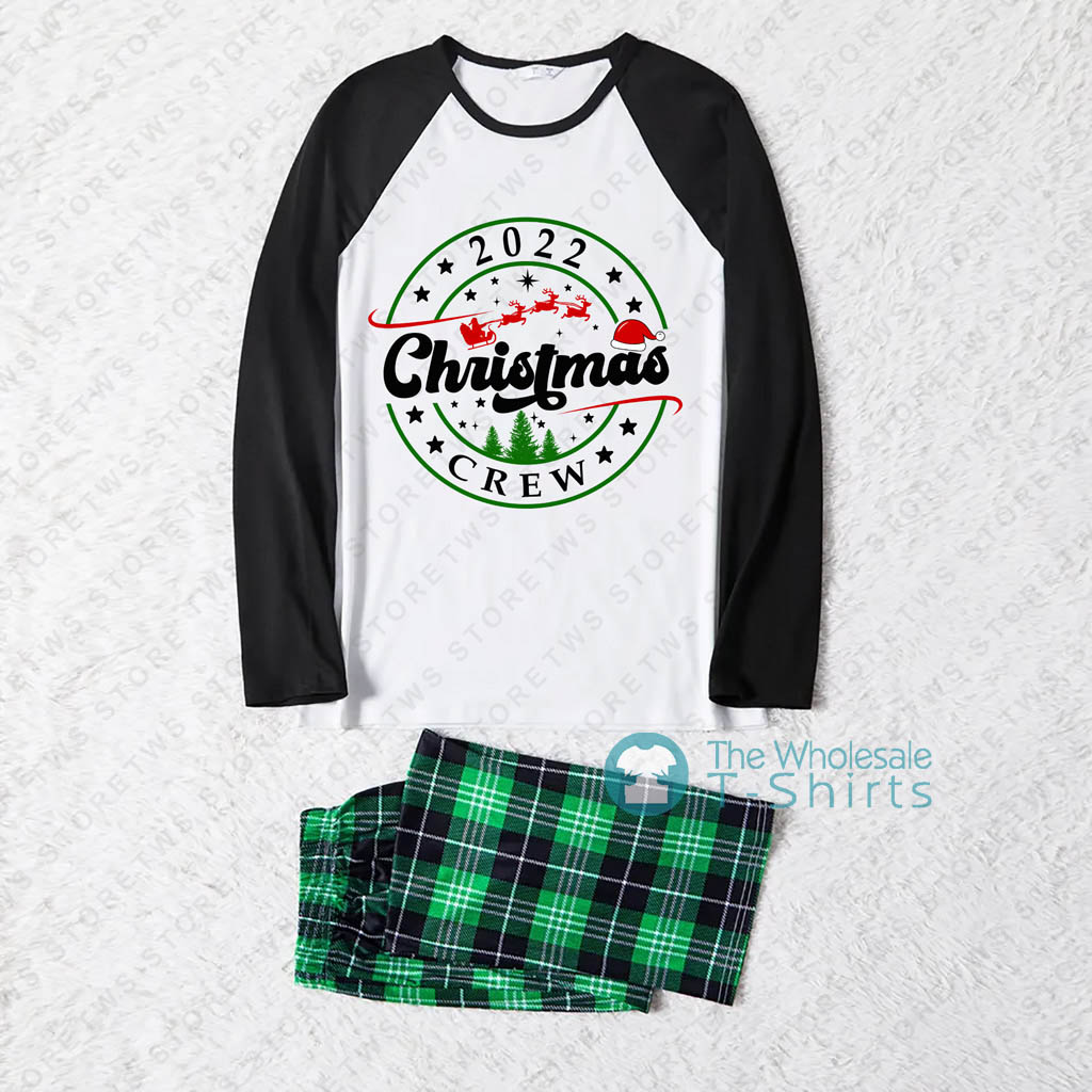 Christmas Crew Matching Dog And Owner Pajamas With Year