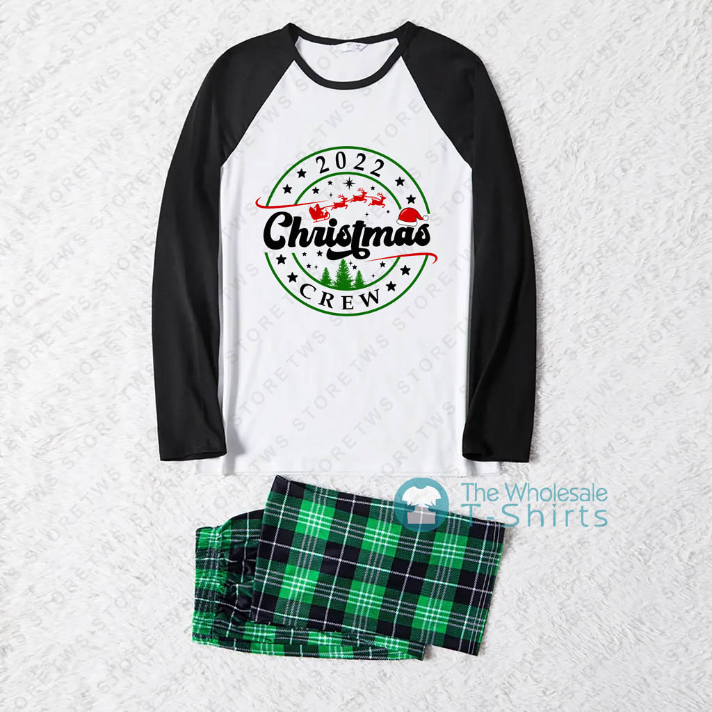 Christmas Crew Matching Dog And Owner Pajamas With Year