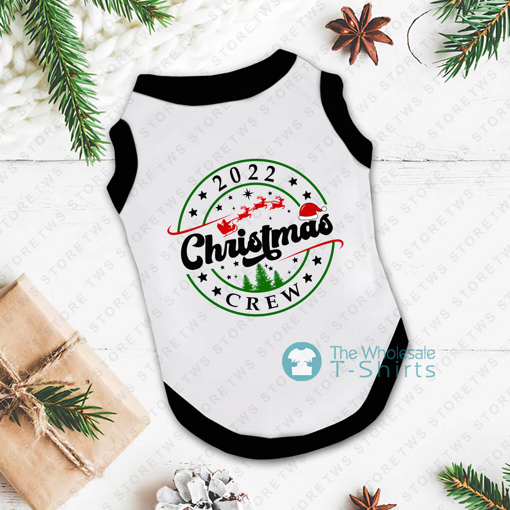 Christmas Crew Matching Dog And Owner Pajamas With Year