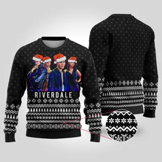 Riverdale Christmas Sweater Black