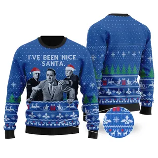 Witness For The Prosecution Ugly Christmas Sweater Royal
