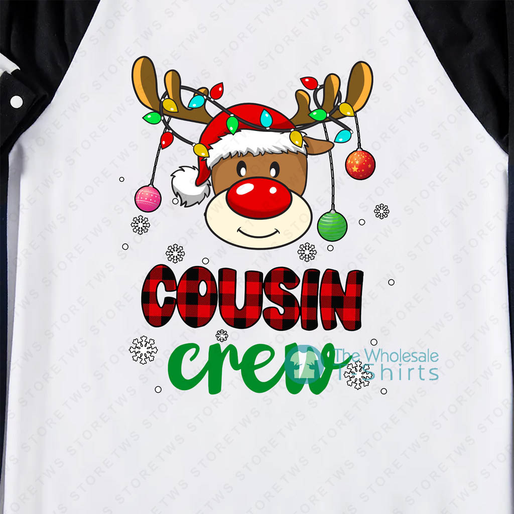 Reindeer Cousin Crew Family Christmas Pajamas Sets