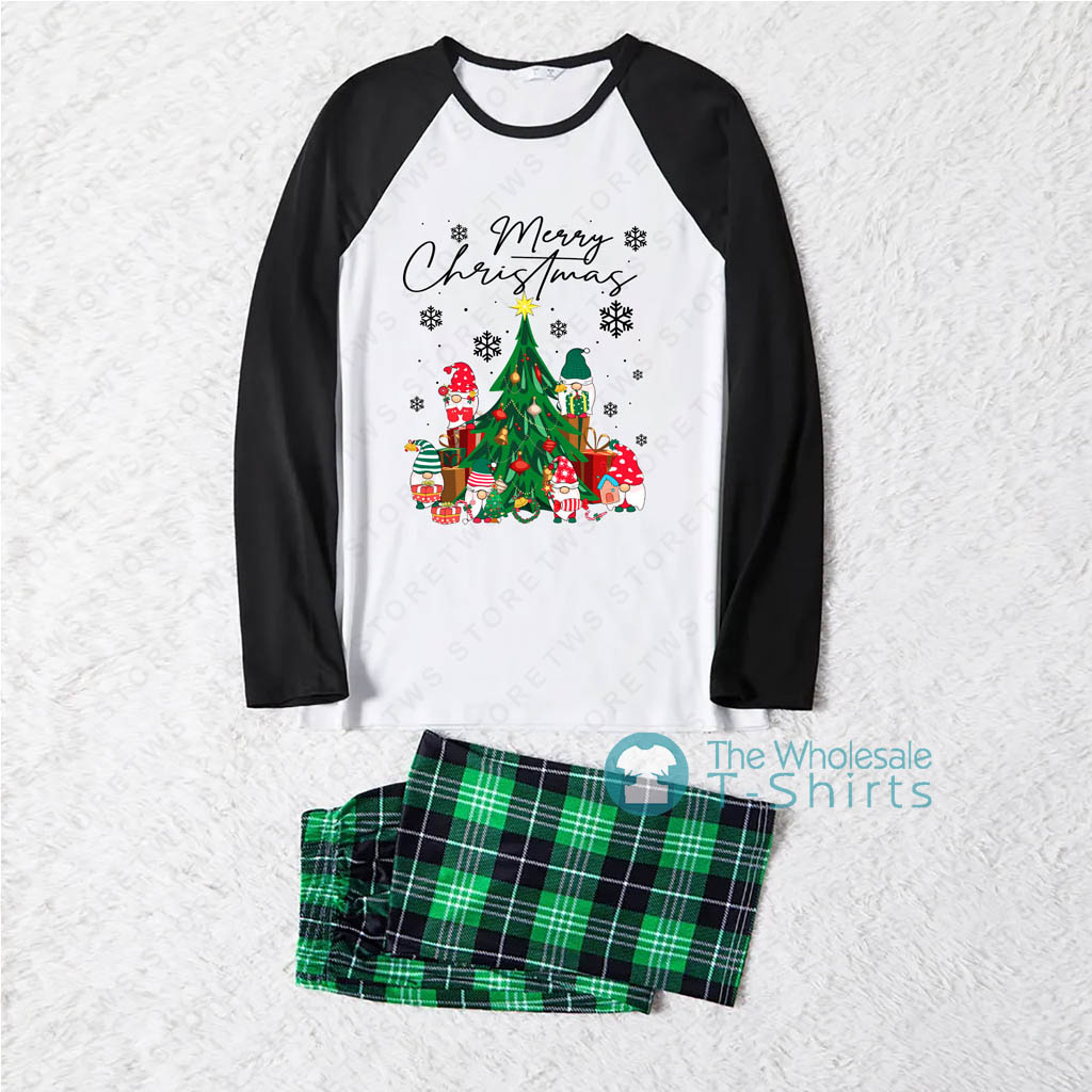 Matching Dog And Owner Pajamas Merry Christmas Tree