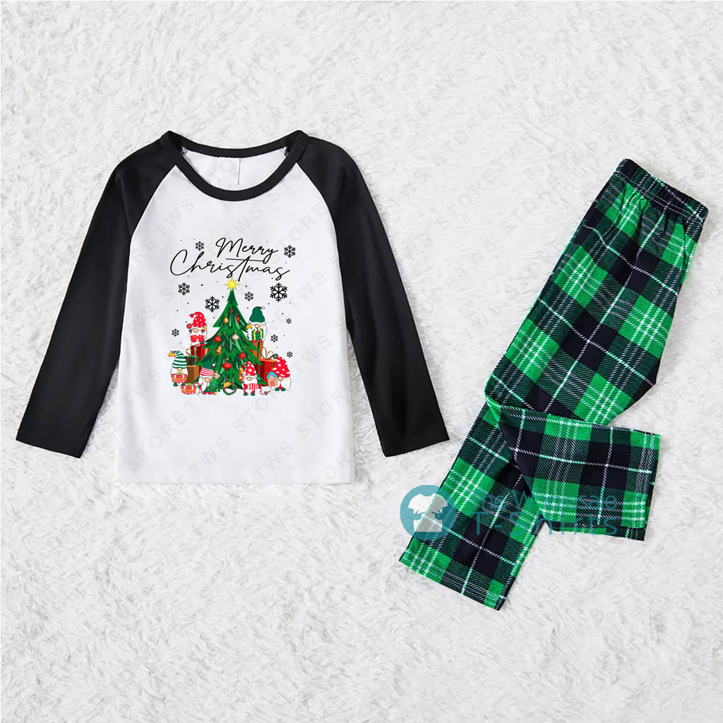 Matching Dog And Owner Pajamas Merry Christmas Tree