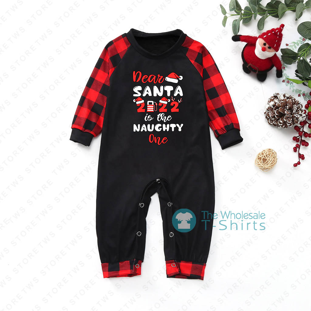 The Naughty One Matching Holiday Pajamas For Christmas 2022