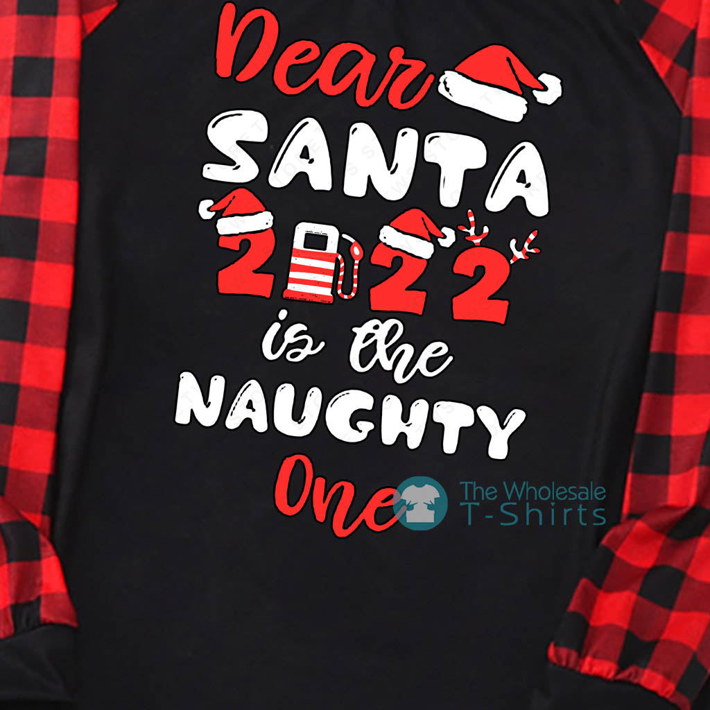 The Naughty One Matching Holiday Pajamas For Christmas 2022