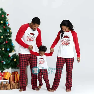 Santa Clause Cousin Crew Matching Christmas Pajamas Set
