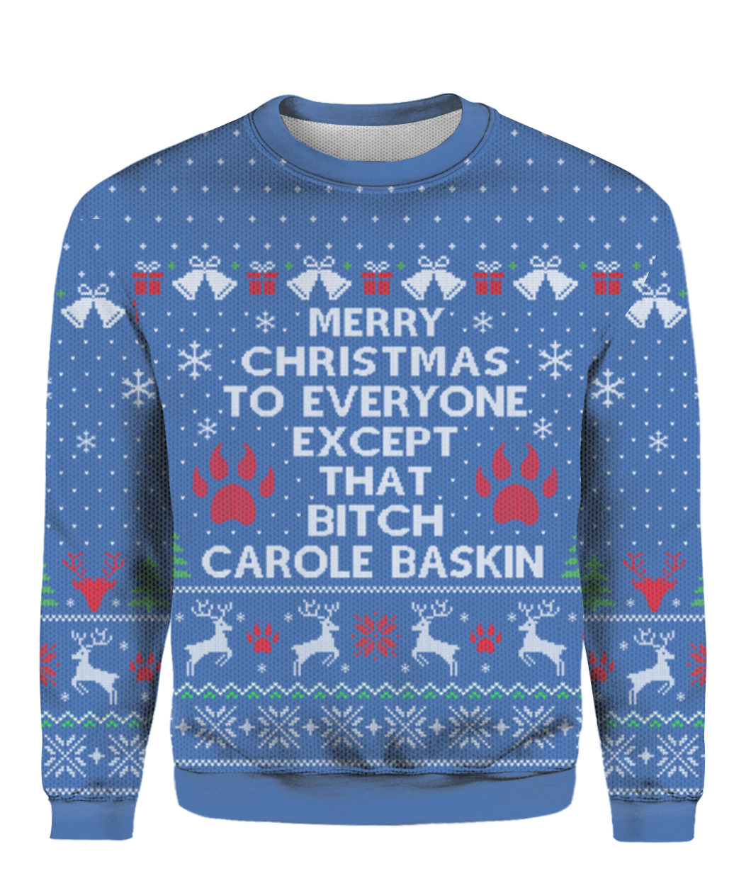 Bitch Calore Baskin Christmas Sweater Royal - variant image 1