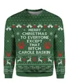Bitch Calore Baskin Christmas Sweater Green - variant image 1
