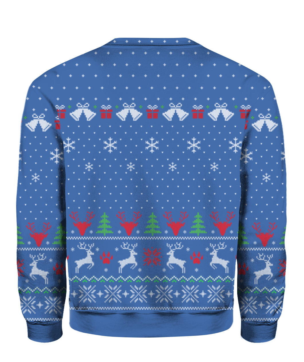 Bitch Calore Baskin Christmas Sweater Royal